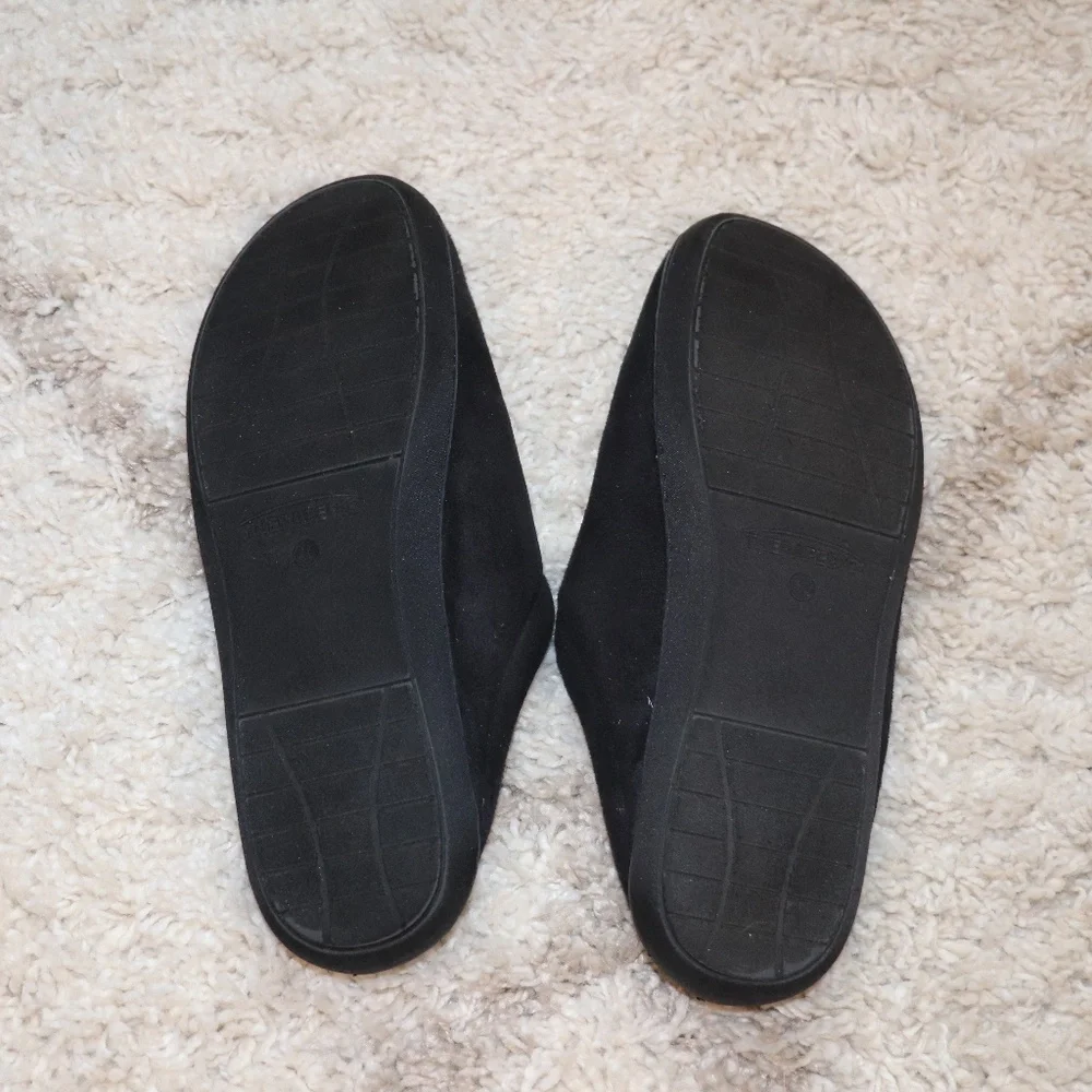 Mens New York Ranger Black Scuff Embroidered Logo Memory Foam Slipper Size XL - Picture 12 of 15